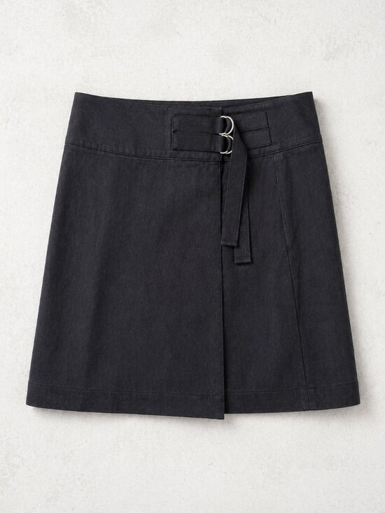 Ann Taylor Dresses & Skirts - Ann Taylor Navy Wrap Skirt – Size 10 | Classic Career wear Staple